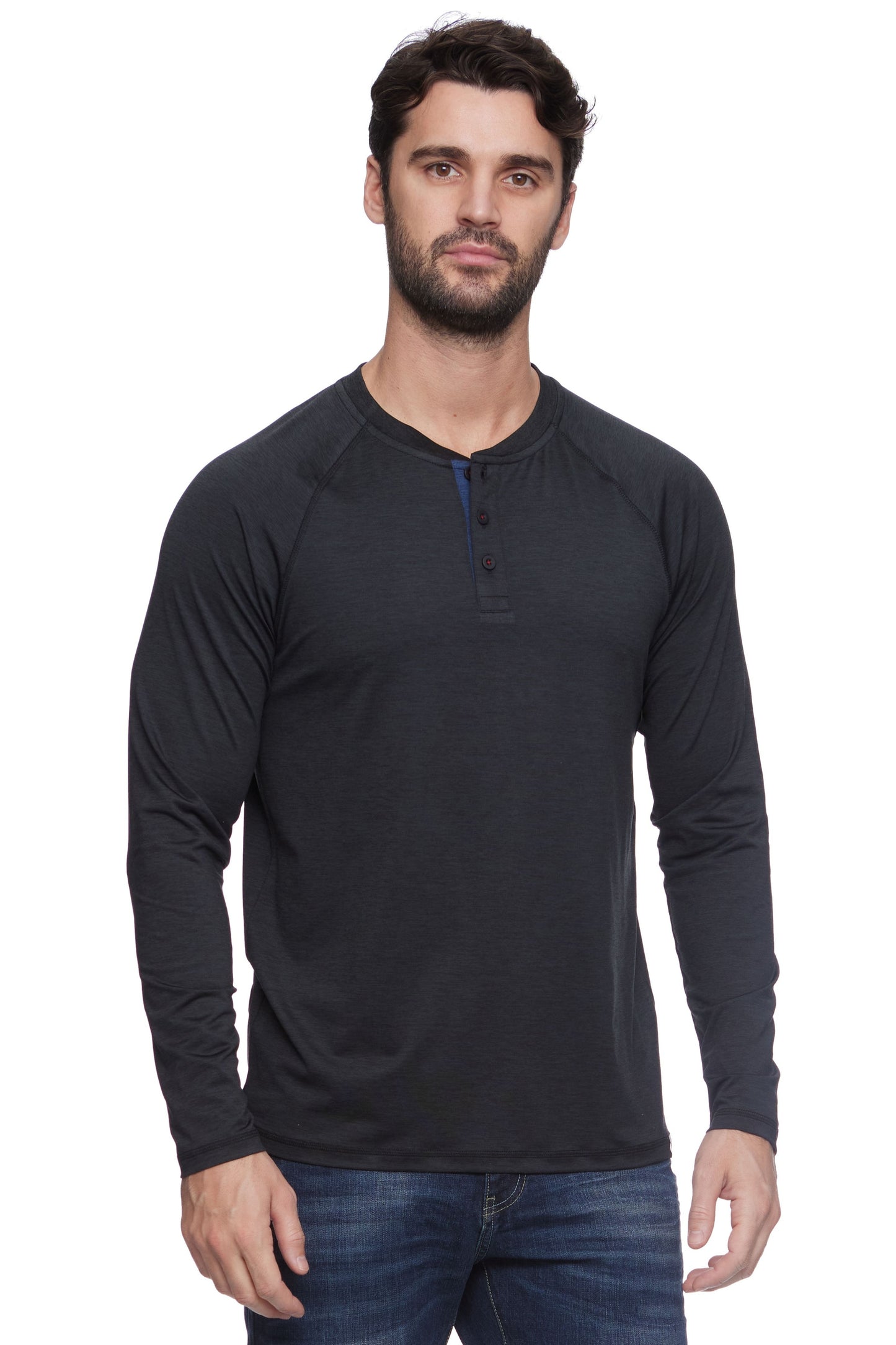 Hanover Long Sleeve Performance Henley