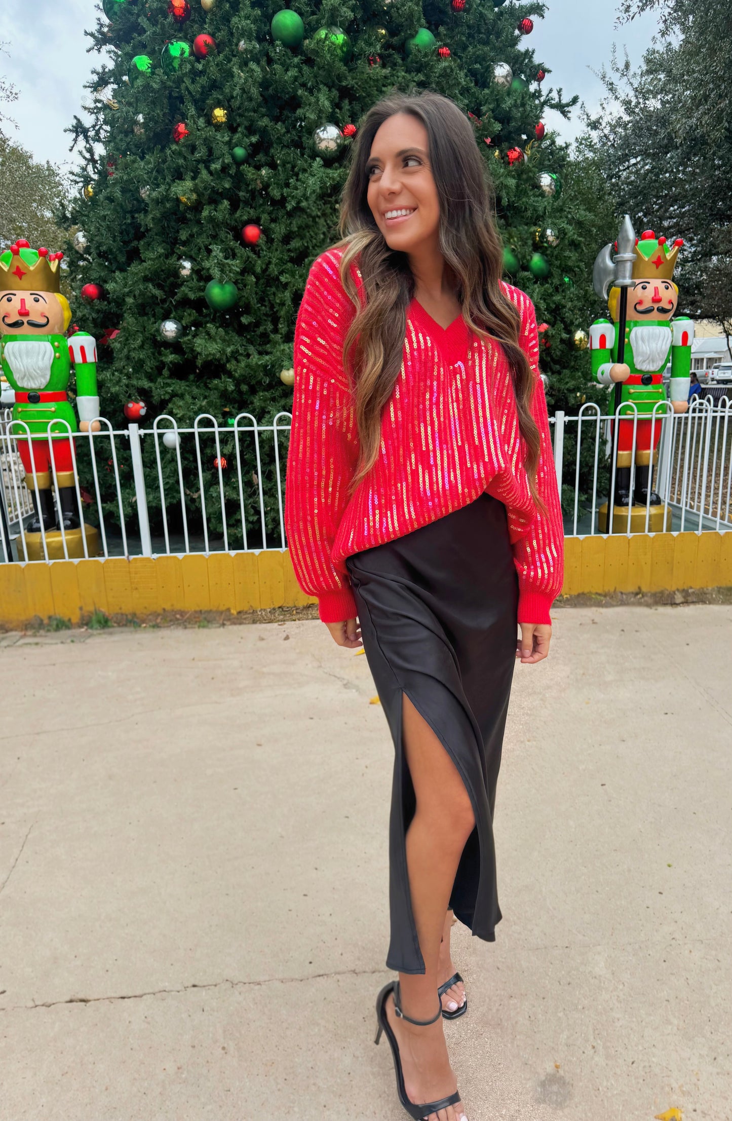 Holiday Cheer Sequin Sweater