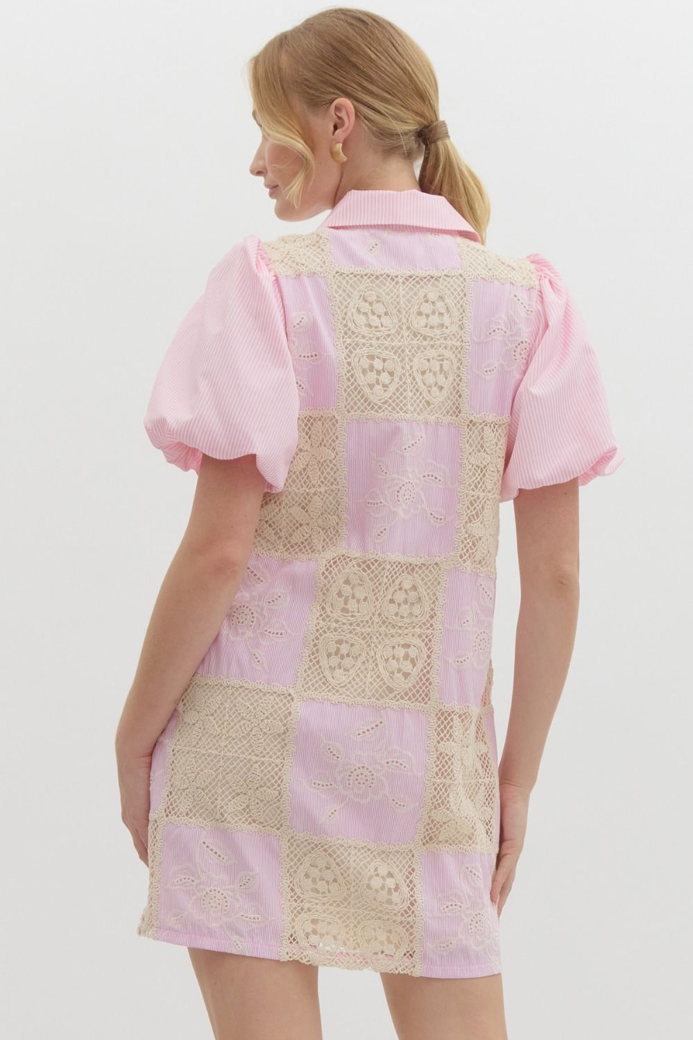 Sweetheart Patchwork Dress