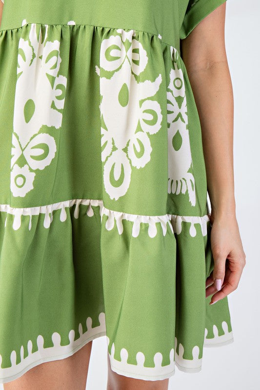 Vintage Floral Dress