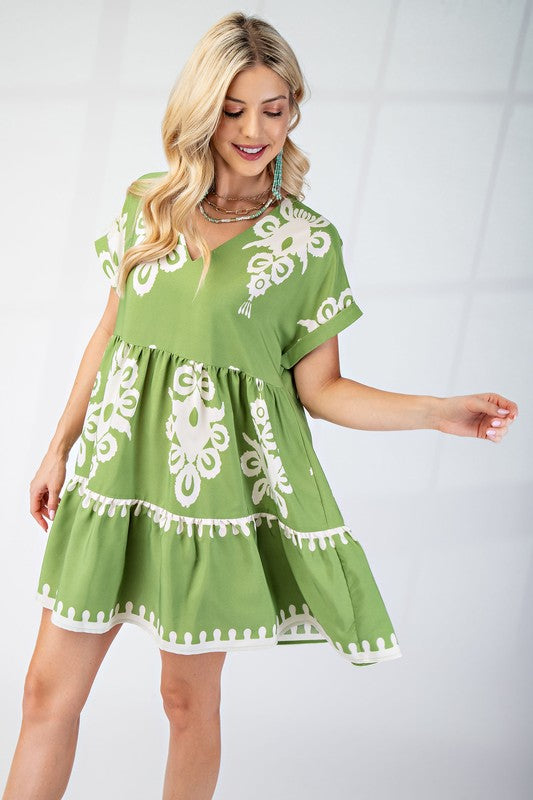 Vintage Floral Dress