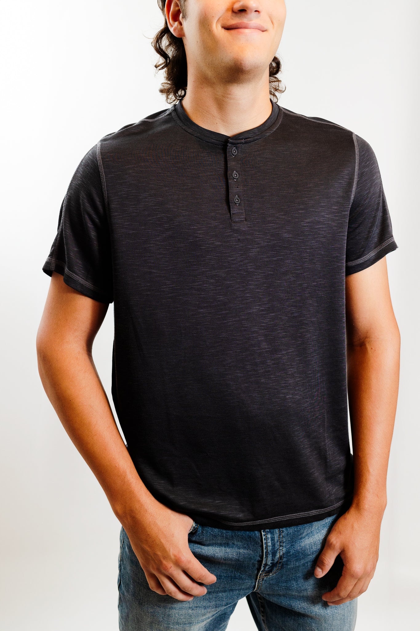 Momentum Performance Henley T-Shirt