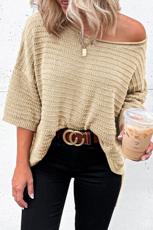 Sand Dune Knit Top
