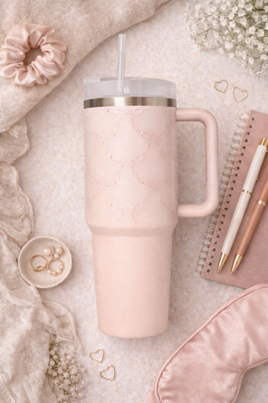 Peachy Bow Tumbler