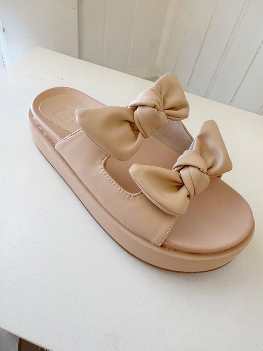 Kiki Nude Bow Sandal