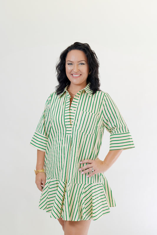 Summer Stripes Shift Dress