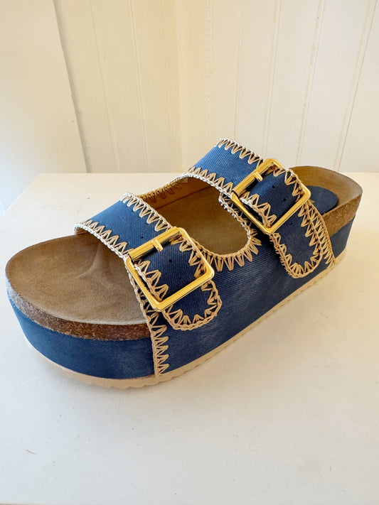 Mia Bowie Denim Sandal