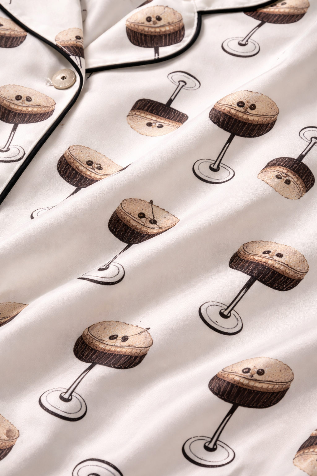 Martini Party Short Sleeve Pajama Set