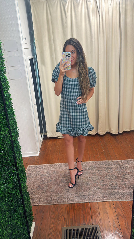 Hunter Plaid Mini Dress