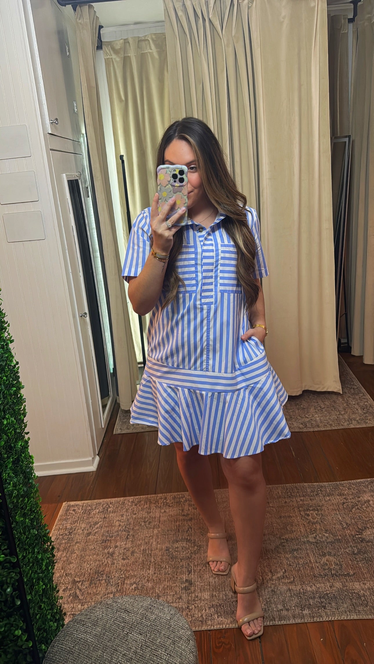 Seaside Striped Dress