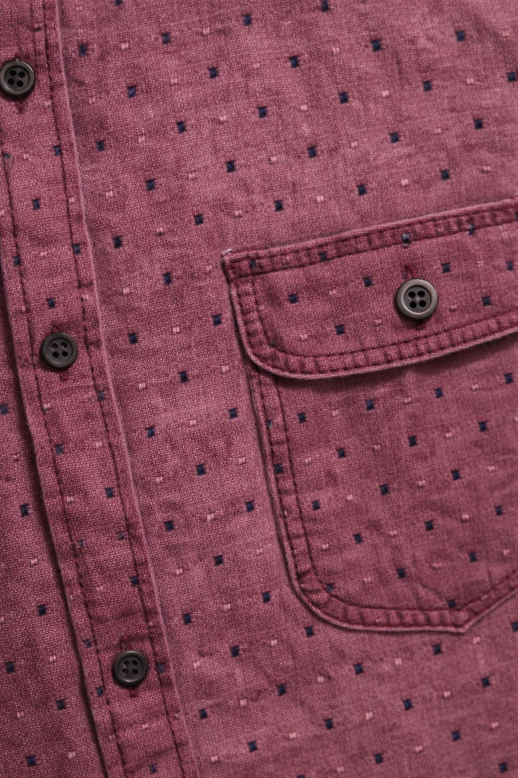 Gardendale Vintage Soft Dot Print Shirt