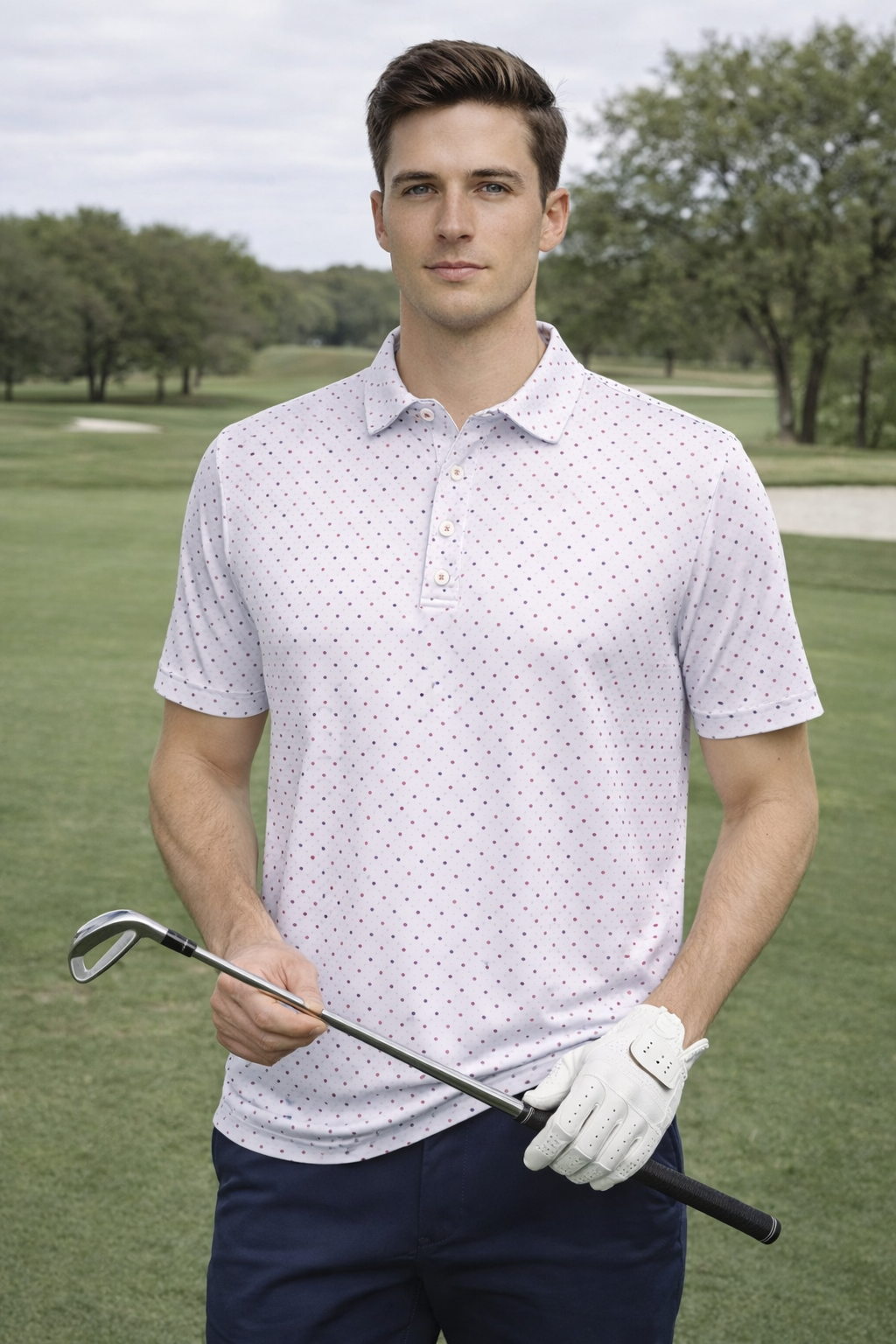 Monterose Star and Dot Polo