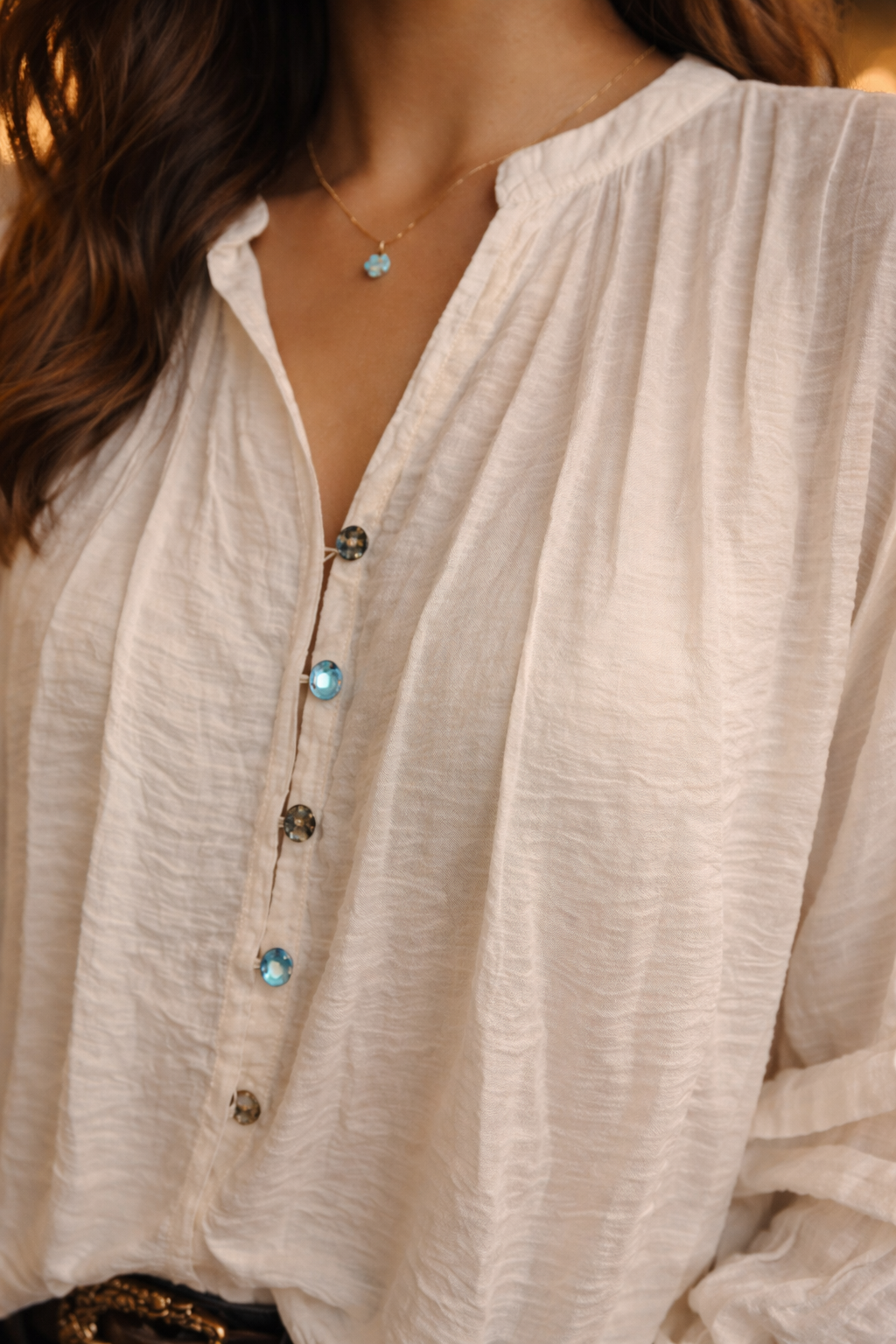 The Coastal Air Blouse