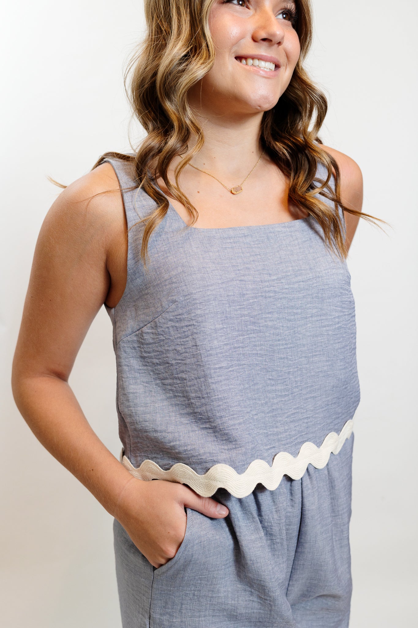 Cozy Knit Crop Tank Top